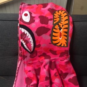 PINK BAPE HOODIE